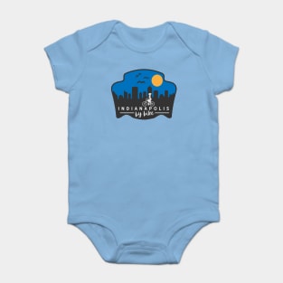 Indianapolis By Bike - Slow Ride Baby Bodysuit